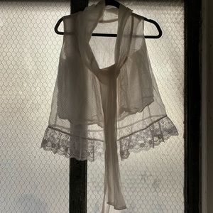 Vintage Lace Sheer Blouse